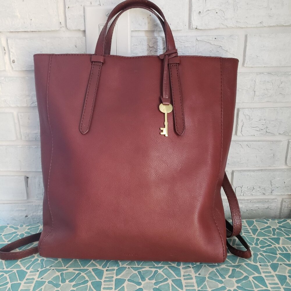 Fossil Camilla leather backpack""